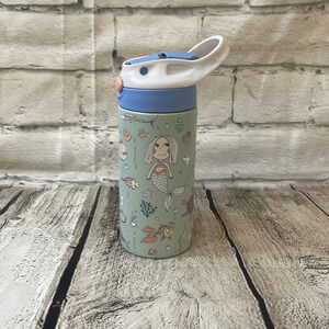 New! Girl’s steel underwater print water bottle